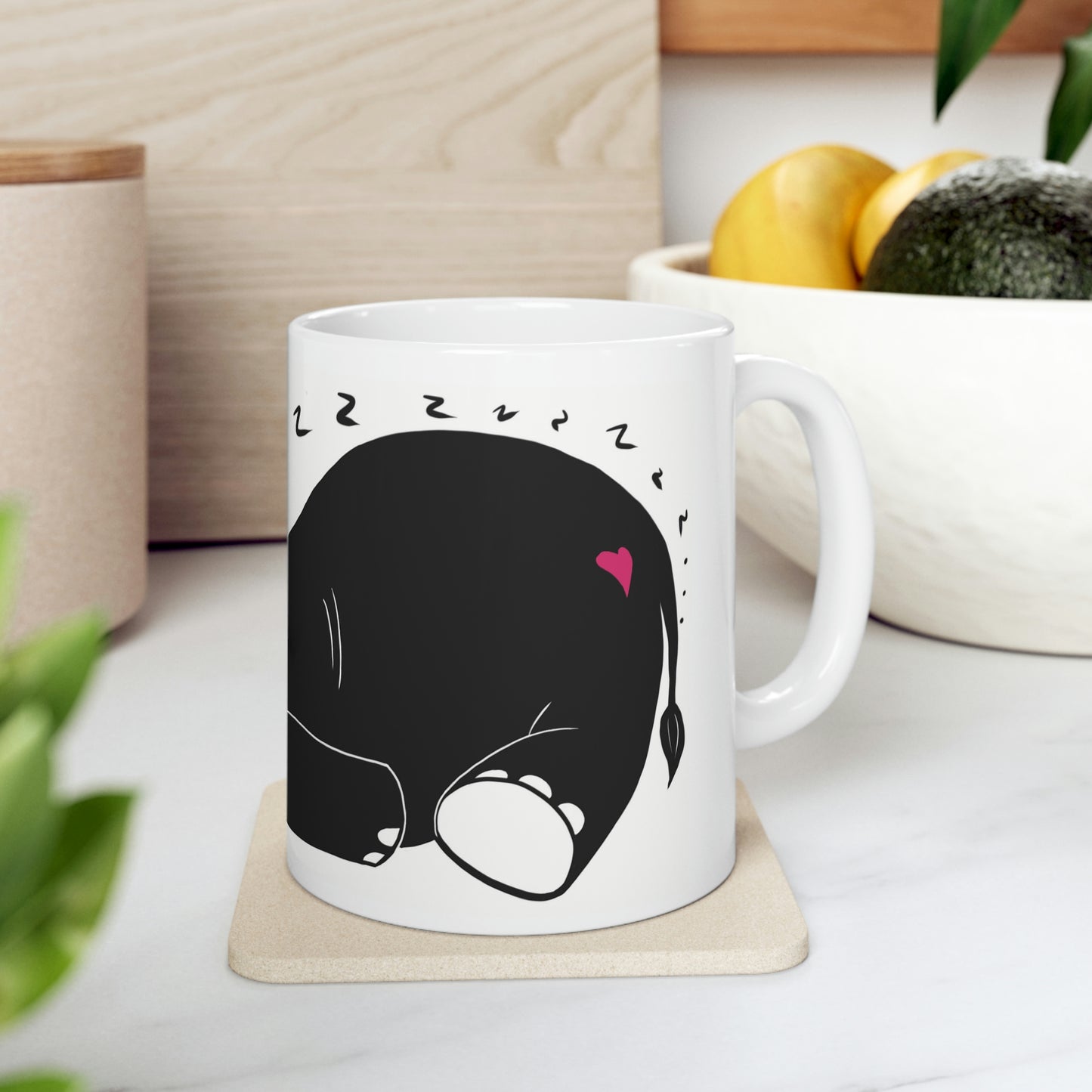 Snoozing elephant Ceramic Mug 11oz