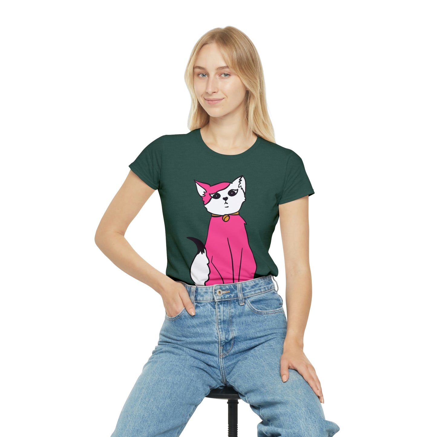 Kitty in Pink Women's Iconic T-Shirt