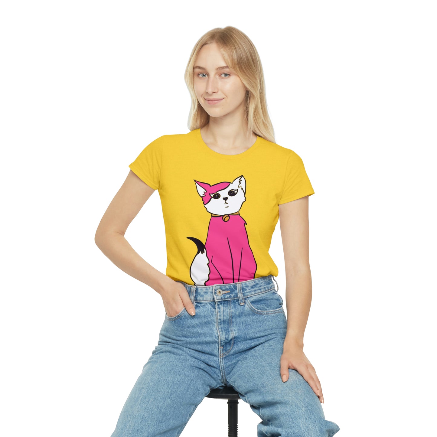 Kitty in Pink Women's Iconic T-Shirt