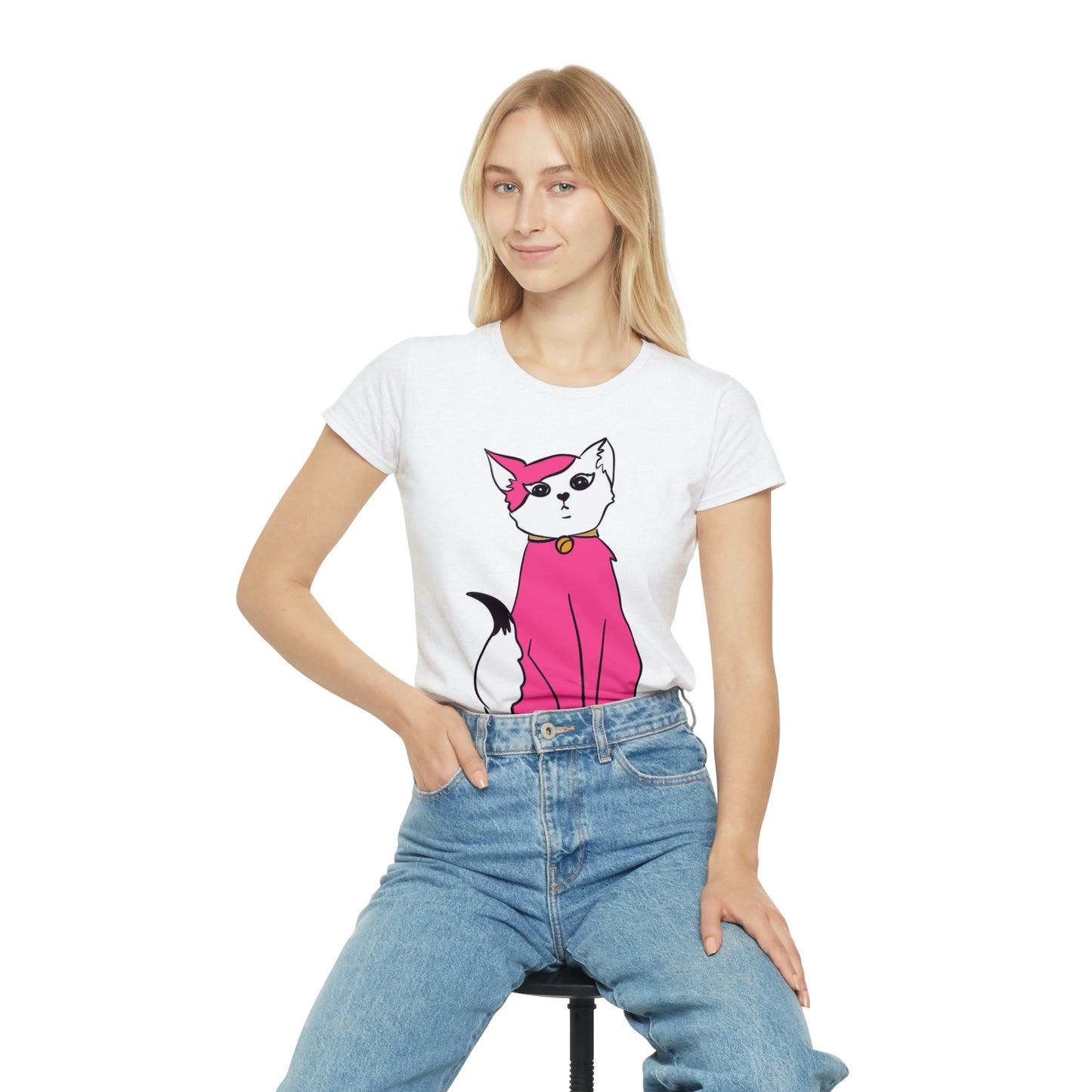 Kitty in Pink Women's Iconic T-Shirt