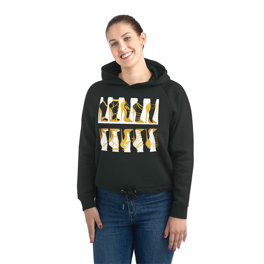 High on heels Bower Cropped Hoodie Sweatshirt