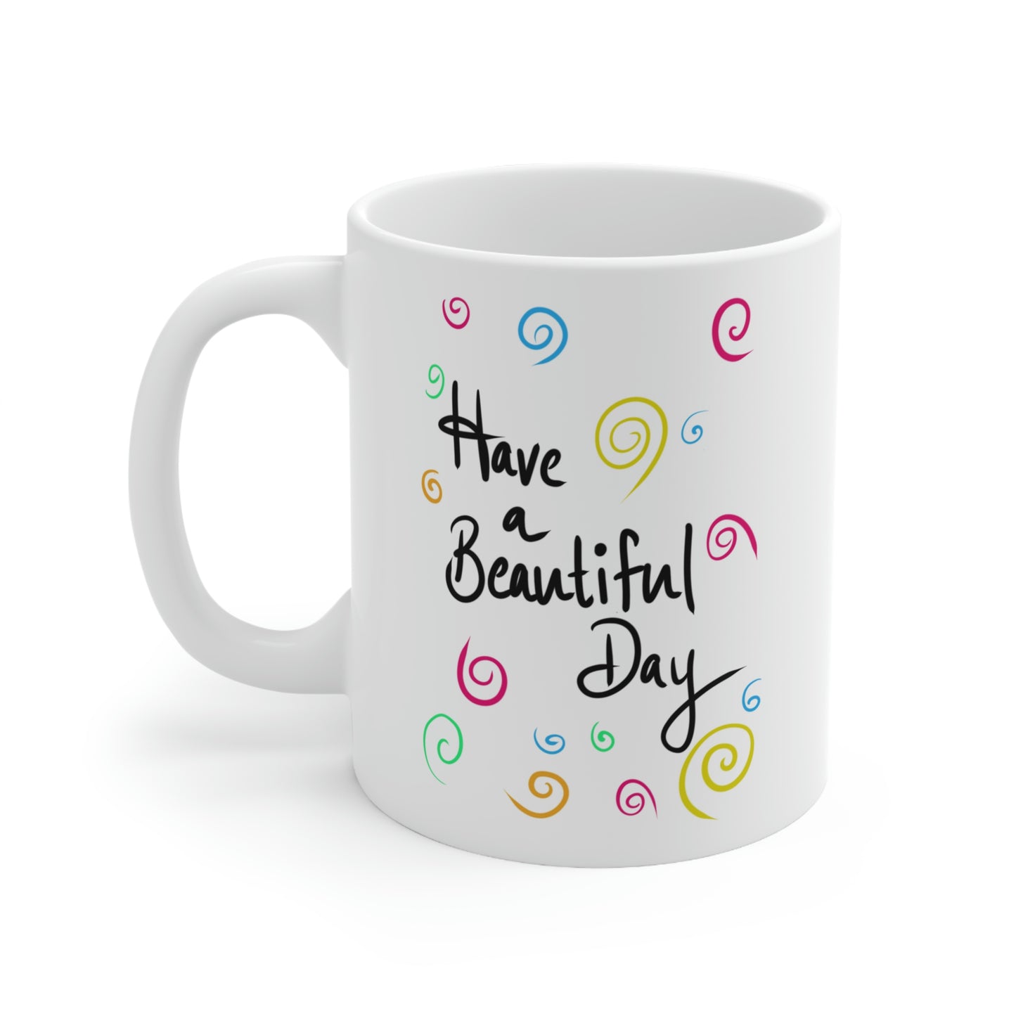 Girl with scarf Ceramic Mug 11oz