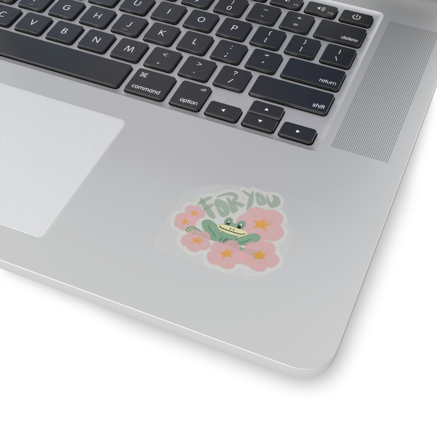 Flower Frog Kiss-Cut Sticker